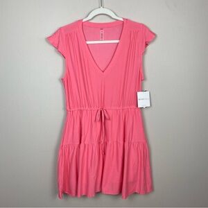 NWT Beyond Yoga Featherweight Out & About Ruffle Dress - Size Medium